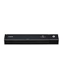 Canon P-208II - imageFORMULA Mobiler Dokumentenscanner (Duplex DIN-A4 Einzug, Farbe, 600dpi, 8 Seiten/Min, 10 Blatt ADF, PDF durchsuchbar, OCR, Plug & Scan, Twain, schwarz)