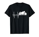Motorrad Herzschlag Männer & Herren Tuning Garage T-Shirt