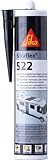 Sika – Dichtstoff – Sikaflex-522 schwarz – ideal für Fugen – innen und außen – UV-stabil und witterungsbeständig – gute Haftung -300 ml