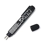 GERUI Auto Universal Bremsflüssigkeitstester ist für Bremsflüssigkeit DOT3 DOT4 DOT5, Tragbare Fahrzeug Auto Brake Tester mit 5 LED-Anzeigen, Bremsflüssigkeit Tester Stift (1)