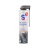 DR. WACK Weißes Kettenspray Motorrad 400 ml - Effektiver Kettenschmierstoff - Schutz vor Verschleiß & Korrosion - Kettenspray für weniger Reibung - für alle Ketten - Hochwertige Motorradpflege