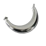 Auspuff-Schalldämpfer geschwungen für Mofa, verchromt, 49cc 50cc 60cc 66cc 80cc