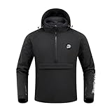 IRON JIA'S Motorradjacke für Herren alle Jahreszeiten, CE-Schulterpolster und Ellbogenpolster, herausnehmbares Futter zum Schutz vor Kälte und Wind L