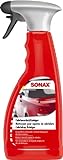 SONAX CabrioverdeckReiniger (500 ml) Beseitigung von Verschmutzungen aus Stoff- und Kunststoffverdecken | Art-Nr. 03092000