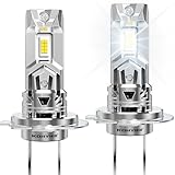 KOHYIER H7 Halogen Lampen +600% Helligkeit, 20000LM 100W 6000K Weiß 12V Auto H7 Abblendlicht Halogen Glühbirne, 2 Lampen