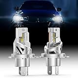 MOTORHOOK H4 Halogen-Scheinwerfer 5500K | 12V 60/55W | IP67 wasserdicht | Abblendlicht | 2er-Pack-6500K