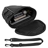 GWCYMYD Motorrad Hecktasche Wasserdicht PU Leder 10L Motorrad Rücksitztasche mit 4 Schnallen und 2 Riemen Rutschfester Boden Gepäckträgertasche für Reisen Pendeln Radfahren