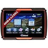 Elebest Rider W4 Navigationsgeräte - Motorrad Navi, 4,3 Zoll Display, Halterung, Bluetooth, Freisprecheinrichtung, Fahrspurassistent, Lebenslang Kostenlose Kartenupdate, Radarwarner, Wasserdicht …