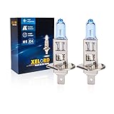 XELORD Auto Lampe H1 Birne Halogen Scheinwerferlampe Abblendlicht Glühbirne 12V 55Watt - 2 Stück …