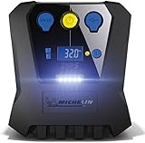 MICHELIN Digitaler Luftkompressor 12V fürs Auto | Programmierbar, Kompakt und Präzise | Reifendruck-Kompressor für Auto, Motorrad, Wohnwagen & Fahrrad
