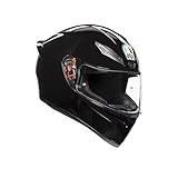 AGV K1 ECE 22-05 Solid Motorrad Integralhelm ECE 22-05 Sport, Schwarz, L