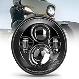 CO LIGHT 1pc 7 Zoll Motorrad LED Scheinwerfer, rund, mit Fern-/Abblendlicht, für Motorräder