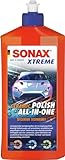 SONAX XTREME Ceramic Polish All-in-One (500 ml) Fahrzeugpolitur beseitigt Verkratzungen auf vermatteten, verwitterten und ungepflegten Lacken / Art-Nr. 02472000