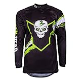 Broken Head MX Jersey Rebelution Camouflage-Grau-Neon-Gelb - Moto-Cross Jersey - BMX - Offroad - Trikot - Racing Shirt (XL)