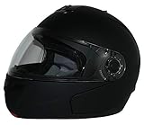 protectWEAR Klapphelm Motorradhelm mit Sonnenblende H910-MT - M