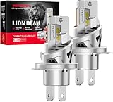 NUROTA H4 Scheinwerferlampe Auto Super Hell Weiß - Extra Langlebig & Energieeffizient - Canbus Fehlerfrei - ECE Zugelassen Plug & Play (H4 6000K)