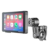 INTERPHONE Ridesync SYNC55 Motorrad Navi mit CarPlay für Apple und Android – GPS und CarPlay für das Motorrad – Bluetooth Display für Smartphone-Mirroring – kompatibel mit QUIKLOX-Halterungen