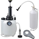 Zoomtools 3L Bremsenentlüftungsgerät Auto Bremsenentlüfter Bremsflüssigkeitswechselgerät für E20 (adapter ø45mm) | ssigkeitspumpe hydraulische Bremse mit 1L Absaugbehälter