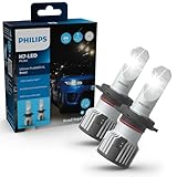 Philips Ultinon Pro6000 Boost H7-LED Scheinwerferlampe mit Straßenzulassung*, 300% helleres Licht**, silber