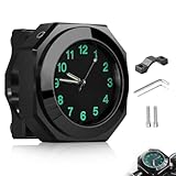 SGZIOO Motorrad Uhr Wasserdicht, Fahrraduhr für Lenker, Motorraduhr, Motorrad-Uhren, Quarz-Design in Aluminiumlegierung für Fahrrad und Motorrad Lenker