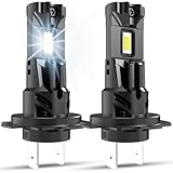 OUSHI H7 Halogen Lampe 20000LM, 500% Helligkeit 12V 6000K Xenon Weiß Halogen Glühbirne Abblendlicht Fernlicht Lampe, 2 Stück