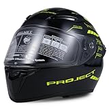 VISLONE Motorradhelm, Integralhelm, erhältlich in vier Jahreszeiten (L)