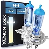 Gread - 2x H4 Frontscheinwerfer Halogenlampe - superwhite - 8500k 55W - eintragungsfrei