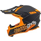 Broken Head The Hunter - Ultra Leichter Motocross-Helm & Enduro-Helm für Profis - Light Orange - Größe M (57-58 cm)