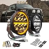 CO LIGHT 6,5 Zoll Runde LED Offroad Scheinwerfer mit DRL, 140W 20000LM, E Geprüft Zusatzscheinwerfer 12/24v, IP68 Wasserdicht Aluminiumgehäuse für SUV Pickup ATV Plug & Play mit Drahtbaum