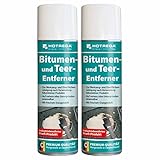 HOTREGA Bitumen- und Teer-Entferner 300 ml - entfernt auch Harz, Ruß, Gummiabrieb, Menge:2