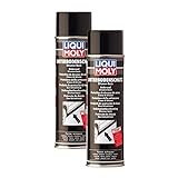2X LIQUI Moly 6111 Unterbodenschutz Bitumen schwarz Spray Unterboden-Schutz 500m