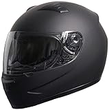 Integralhelm Motorradhelm Rallox 805 Größe M schwarz matt Motorrad Roller Sturz Helm